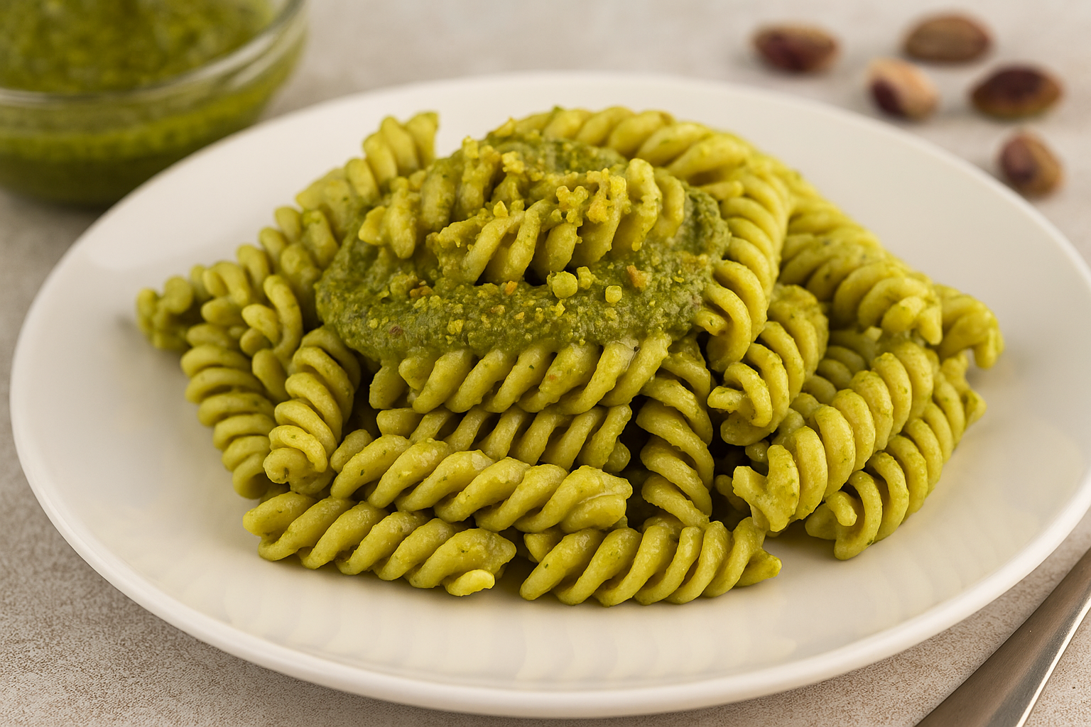 pasta pesto di pistacchio e