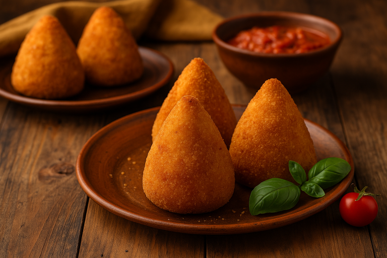 🍚 Sizilianische Arancini Rezept – Goldene Reisbällchen nach Original ...